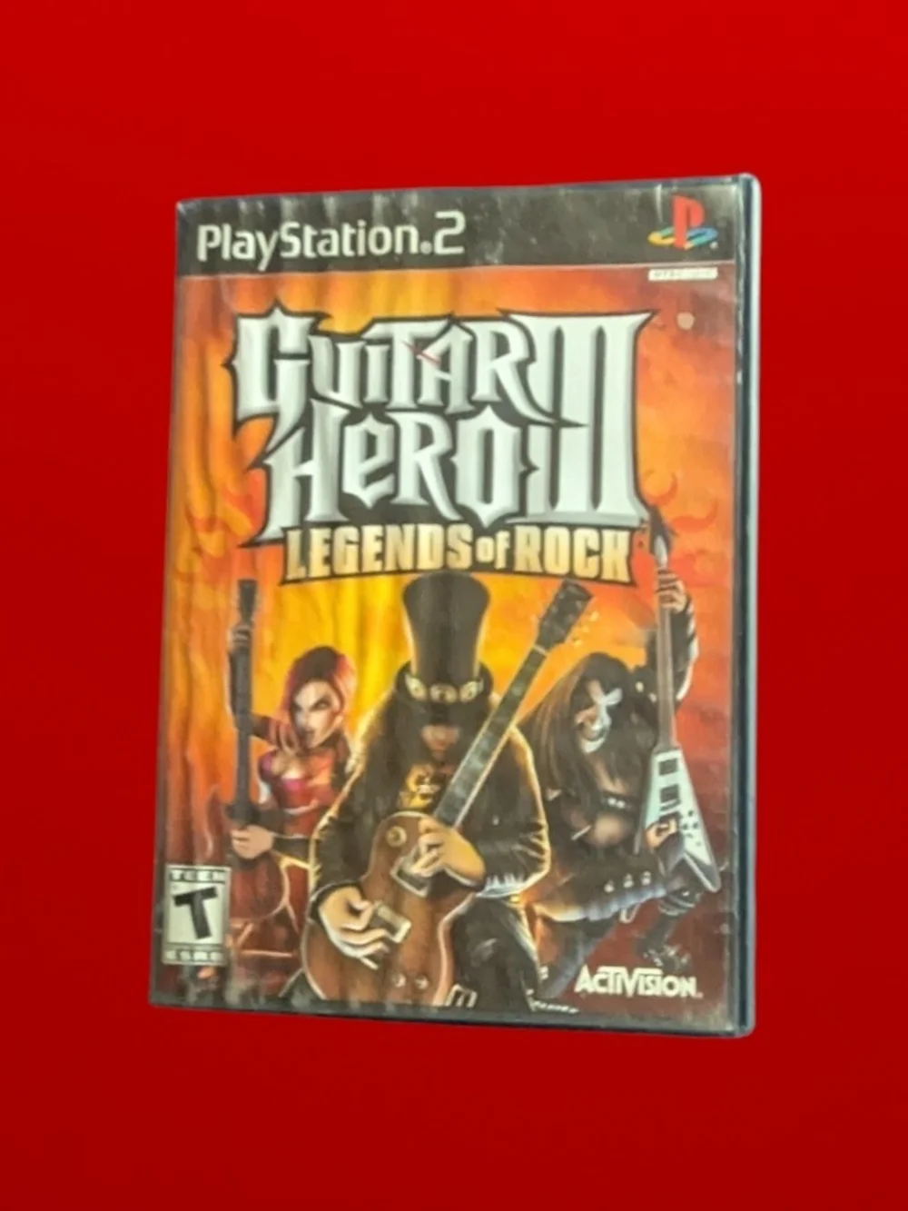 PlayStation 2 Guitar Hero III: Legends of Rock - Black/Orange Cover
